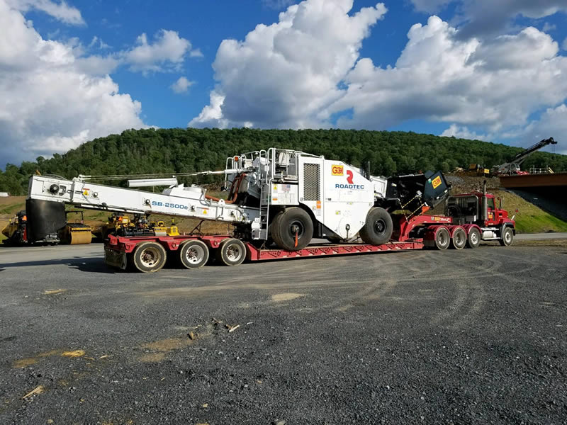 Sizing a Trailer for Paving Equipment Loads