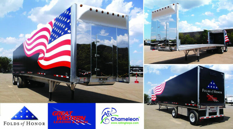 2020 Fontaine Revolution Flatbed Trailer with Chameleon Rolling Tarp System