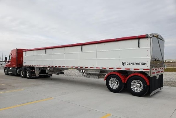 EBY Generation Grain Trailer with Tractor