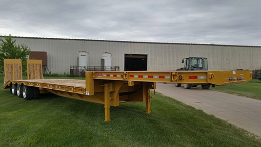 Behnke High Tire Over the Road Step-Deck Semi Trailer