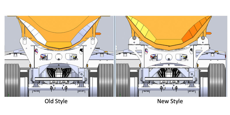 Demco Side Dump Trailer - Old Style Tub vs New Style Tub