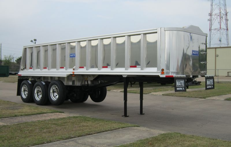 2020 MATE 30 ft Semi-Frameless Tri-Axle End Dump Trailer For Sale