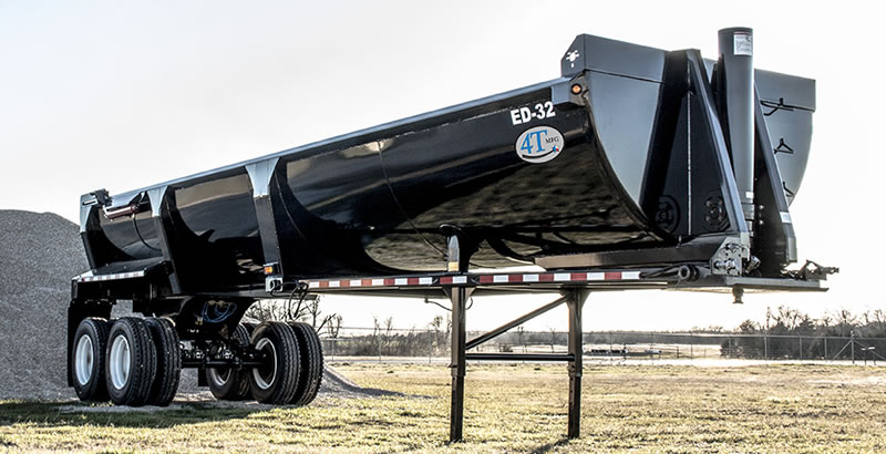 4T MFG ED 32 End Dump Trailer