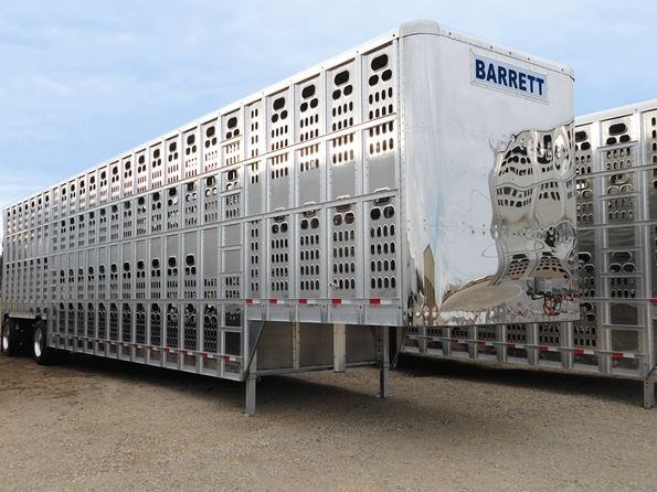 Barrett Livestock Semi-Trailers with Rounded Front Nose