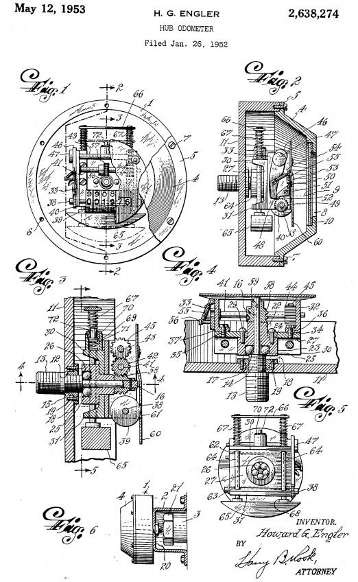 Hubodometer Patent 2638274 - Howard G Engler