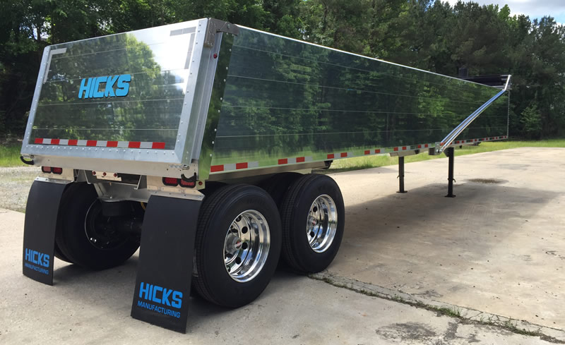 Hicks T6 Aluminum End Dump Trailer