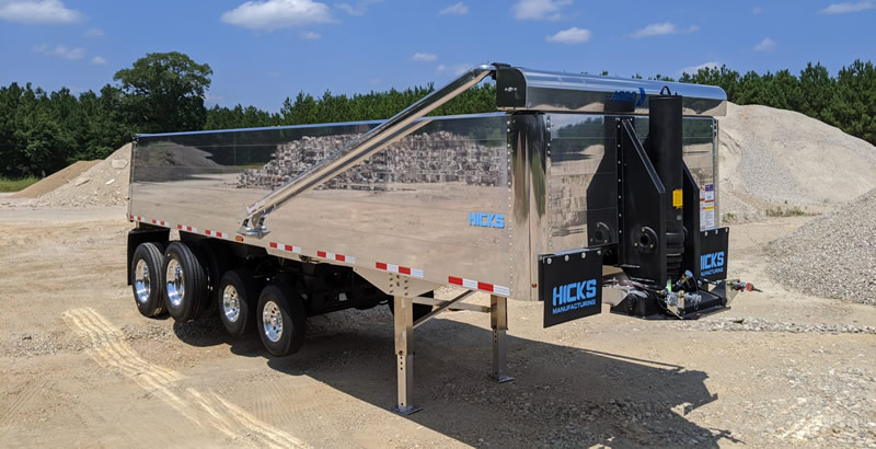 Hicks T6 Aluminum End Dump Trailer