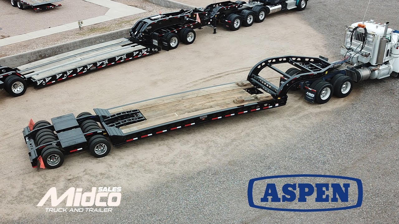 Aspen 16 Wheel Lowboy Trailer at Midco Sales