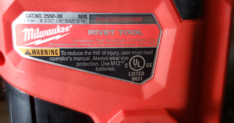 Milwaukee M12 Rivet Tool Review