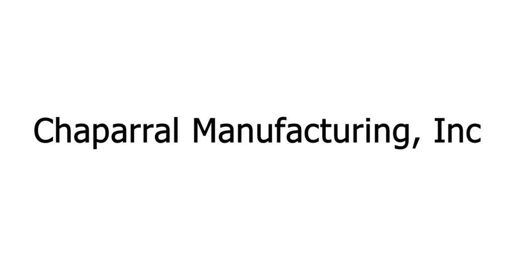 Chaparral Manufacturing