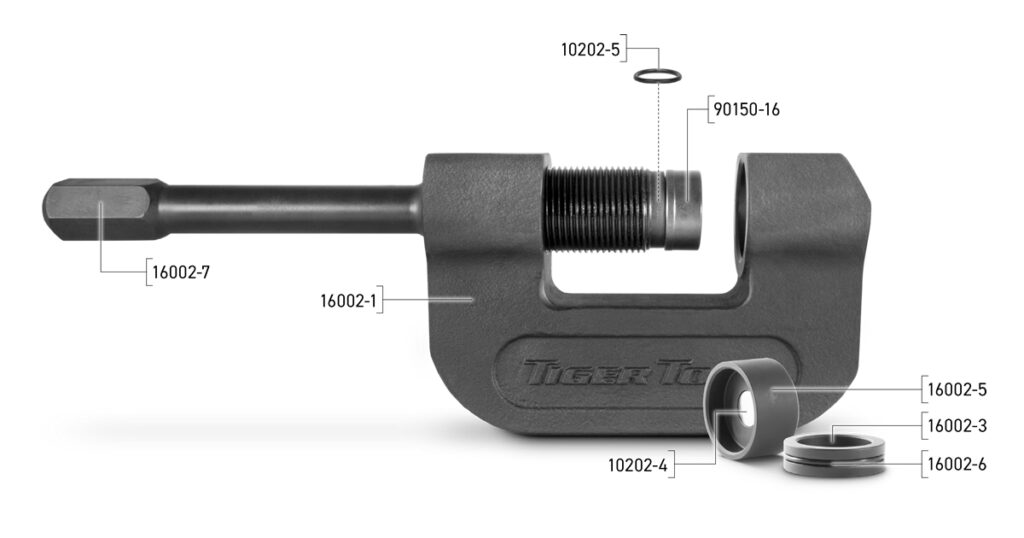 Tiger Tool Brake Anchor Pin Press Parts - 16002