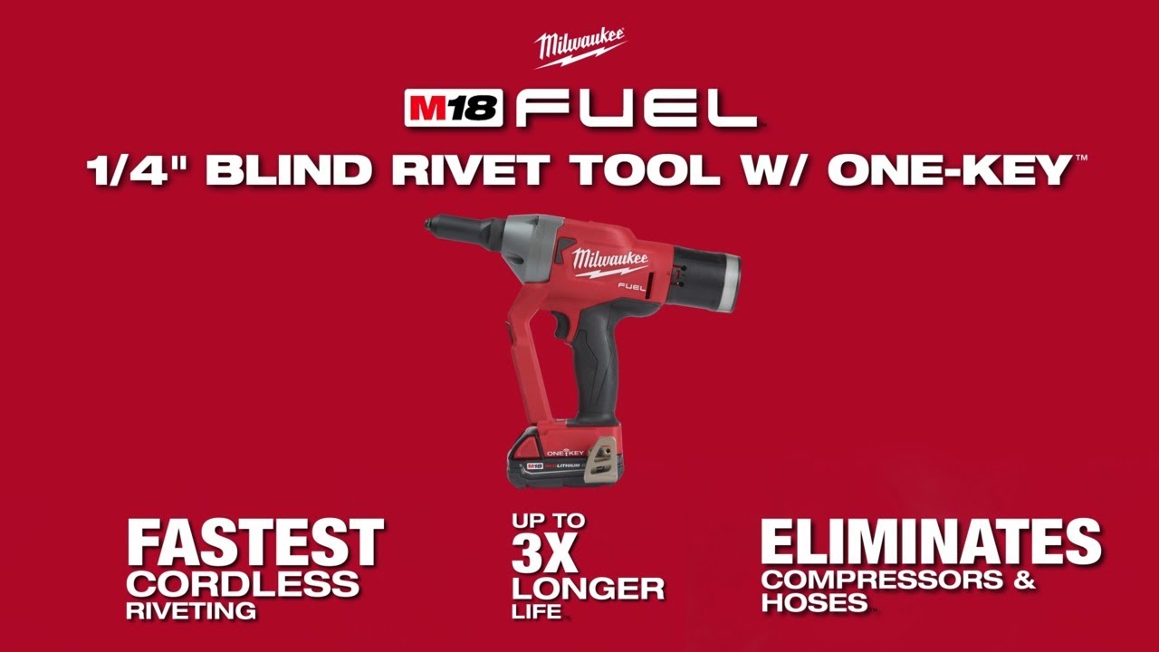 Milwaukee Delivers the Fastest Cordless Riveting Tool