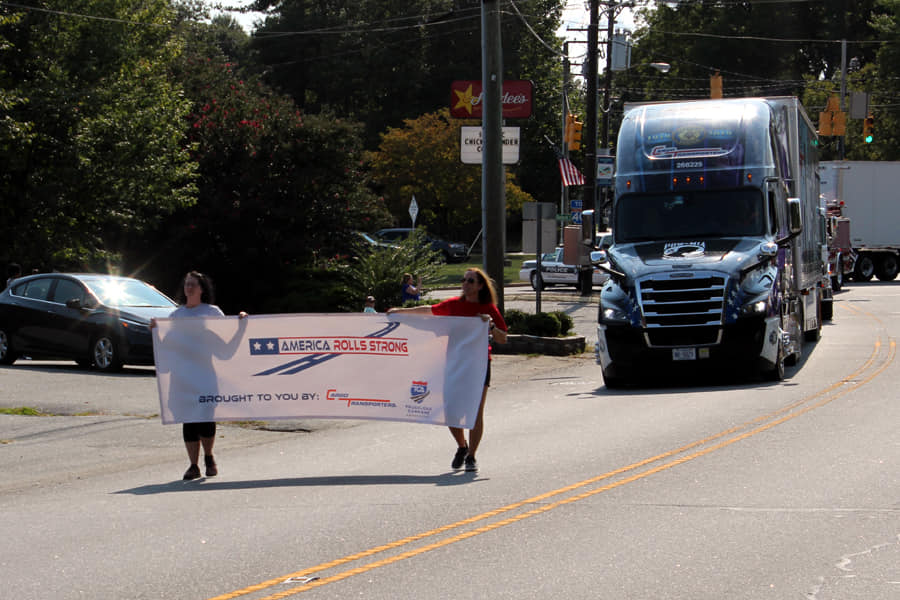 America Rolls Strong Truck Parade