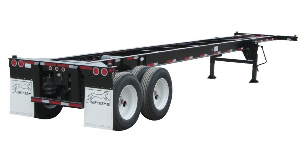 Cheetah 40ft Gooseneck 2-Axle Chassis with PSI Tire Inflation