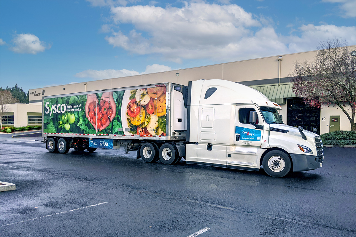 ConMet eMobility & Carrier Transicold - Sysco Zero-Emission Refrigerated Trailer Technology