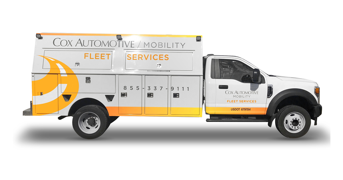 Cox Automotive Mobility Fleet Services Truck