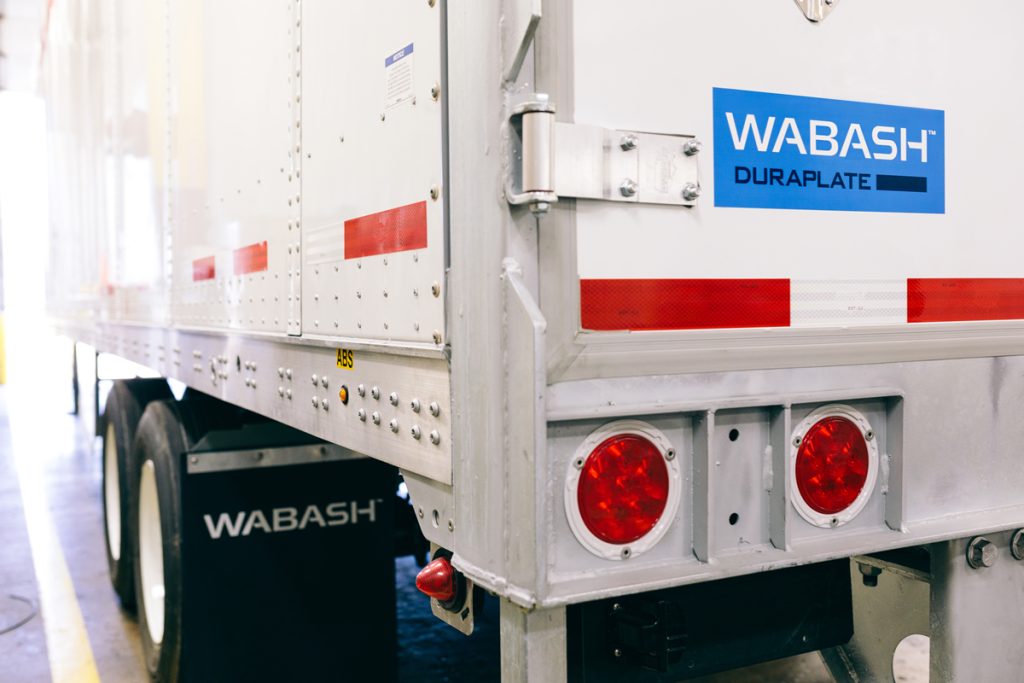 Wabash Dry Van Trailer with New Logo