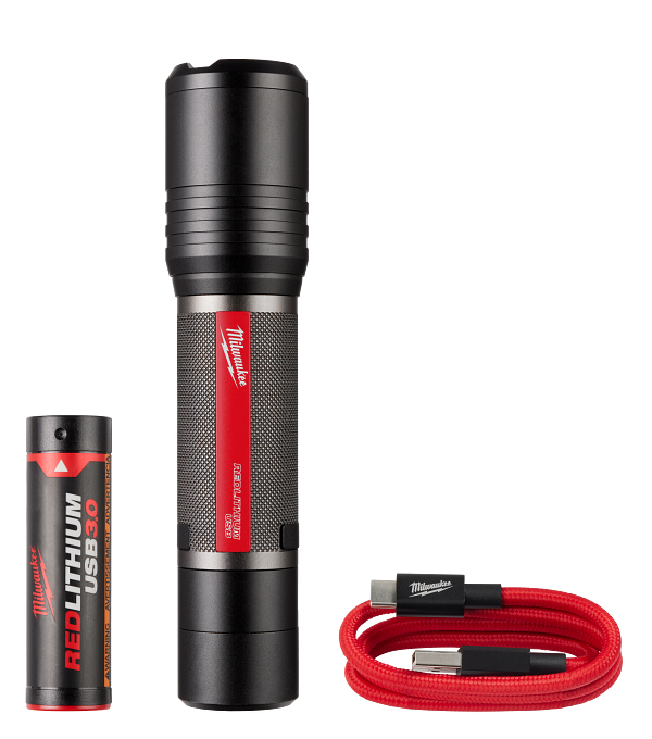 Milwaukee REDLITHIUM USB Slide Focus Flashlight