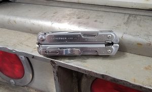 Leatherman Free P4 on Trailer