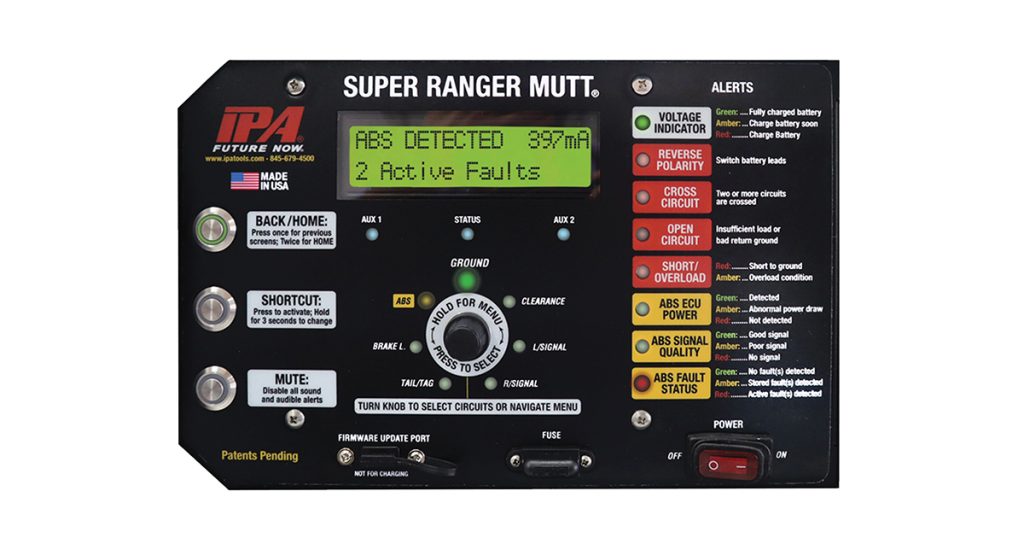 IPA Super Ranger MUTT 4300A-L4 - ABS Faults Detected