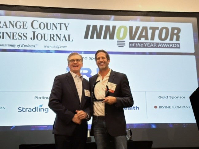 Rob Phillips Receives 2023 OCBJ Innovator of the Year Award