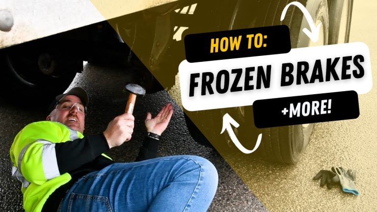 Free Frozen Brakes on a Tractor Trailer