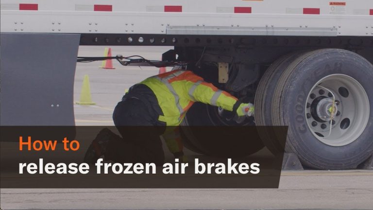 How to Release Frozen Air Brakes