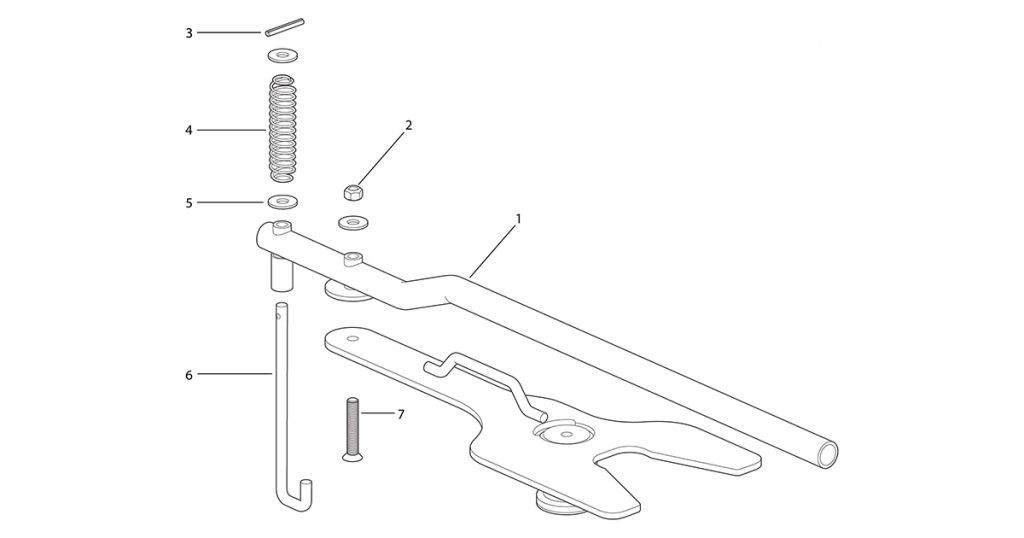 SAF-Holland Fifth Wheel Lock Adjustment Tool TF-TLN-5001 - Replacement Parts