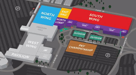 Mid-America Trucking Show 2025 - Layout