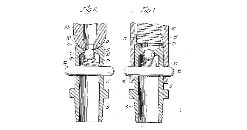US1697217 - Lubricant Fitting